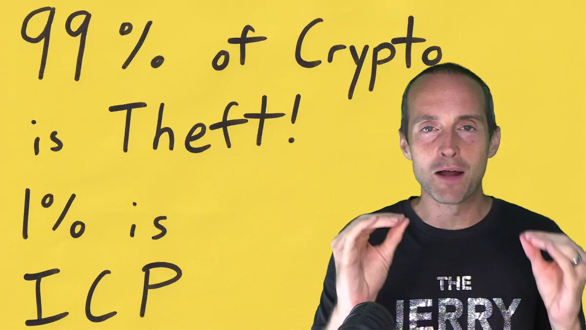 99% of Crypto Is Theft. Only 1% Is Real.