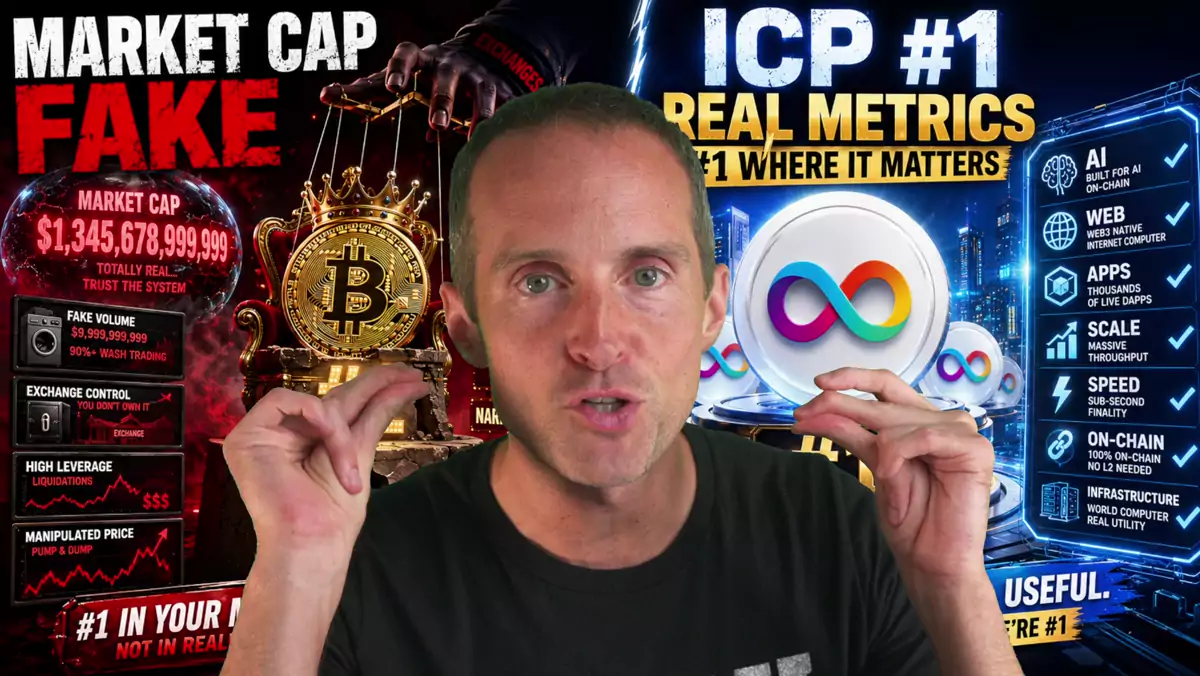 Crypto Market Caps Are a Distraction. Only ICP Is Real