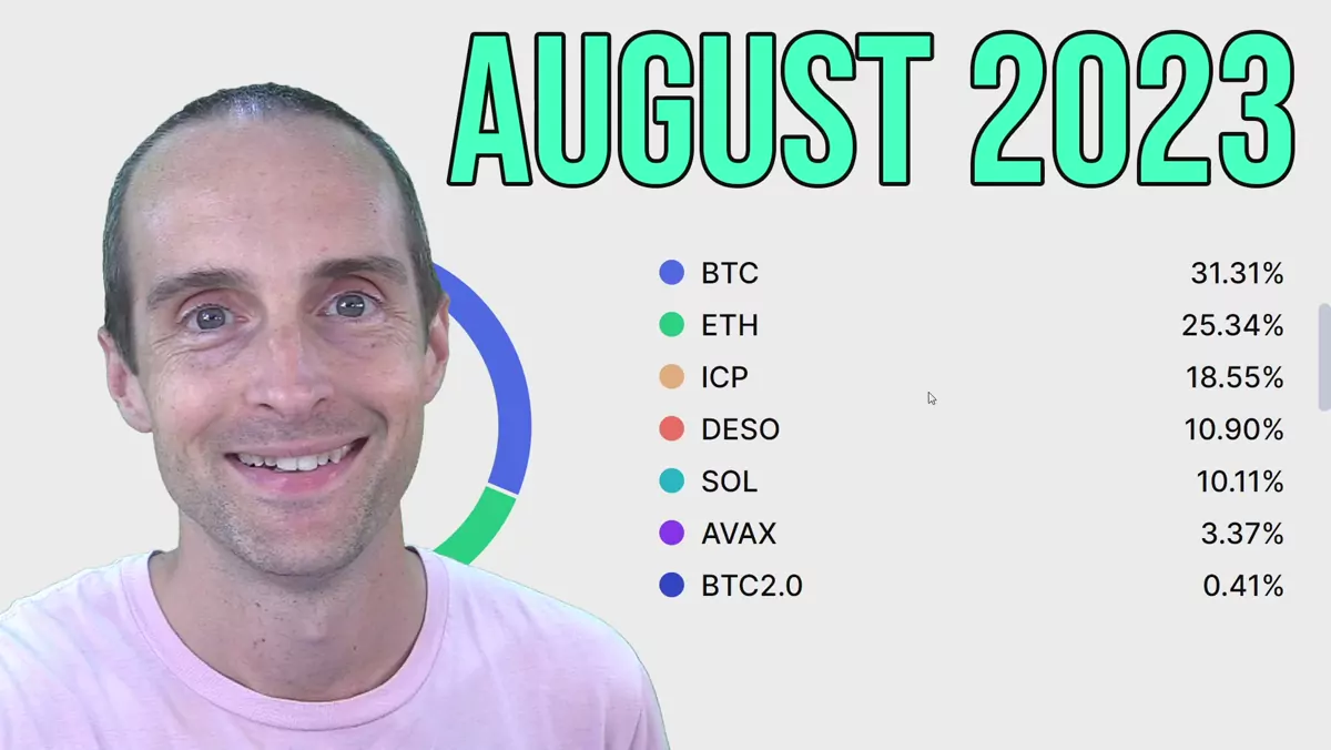 My Crypto Portfolio is STRONG For August 2023