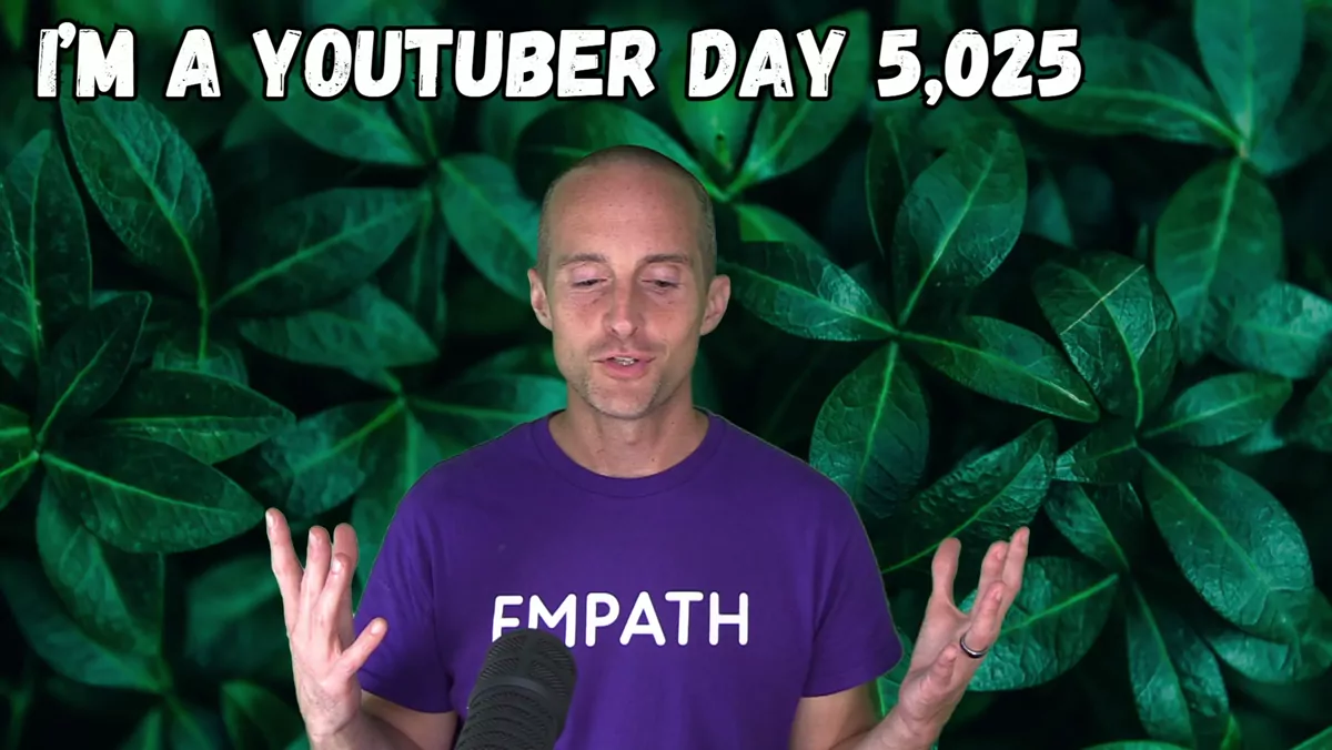 Day 5,025 on YouTube: Patio, 11 Videos, and an AA Meeting