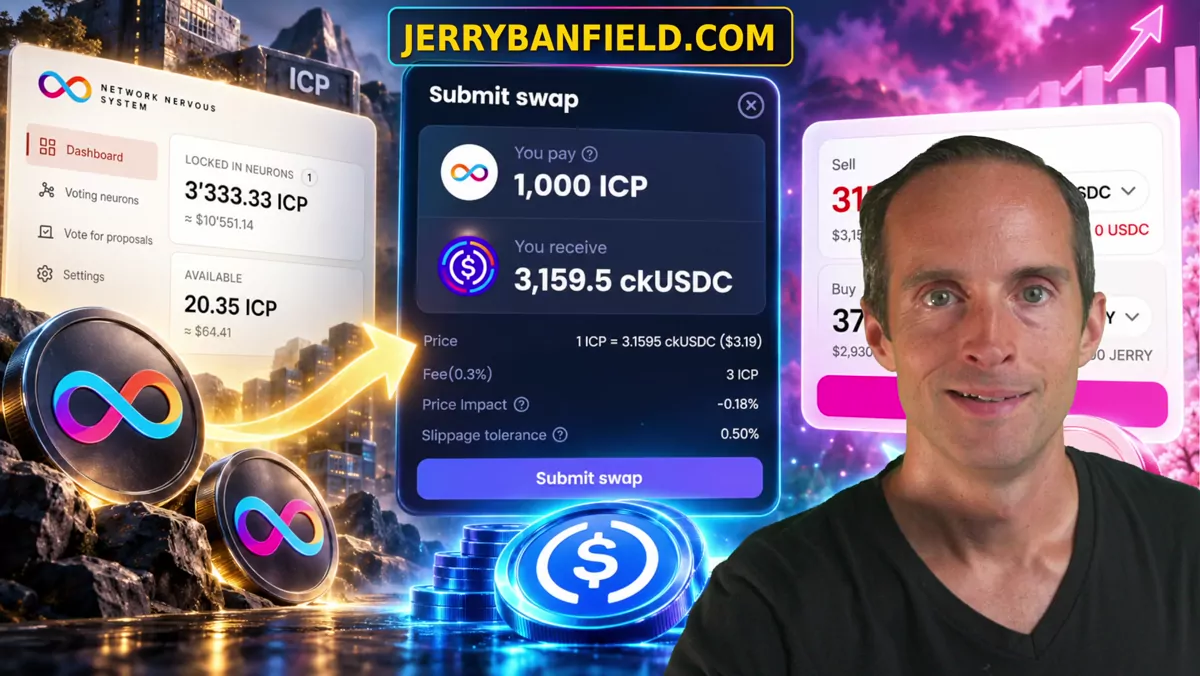 I Sold 1,000 ICP for JERRY on Robinhood