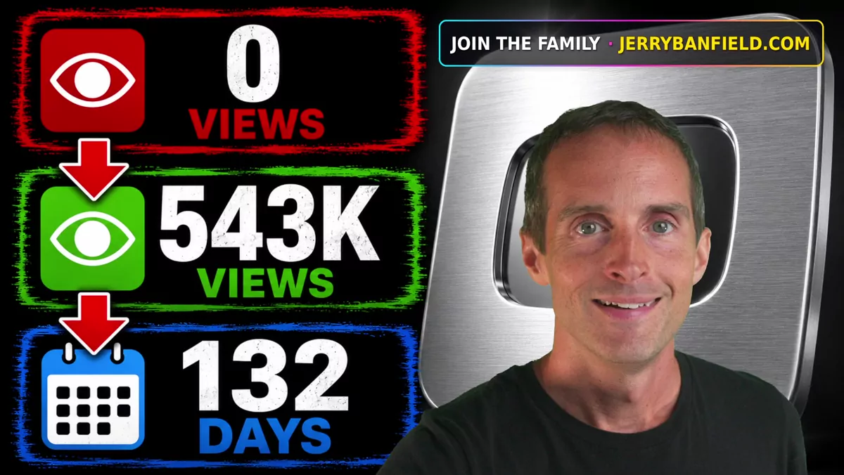 I Started Over on YouTube and Got 543,142 Views in 132 Days