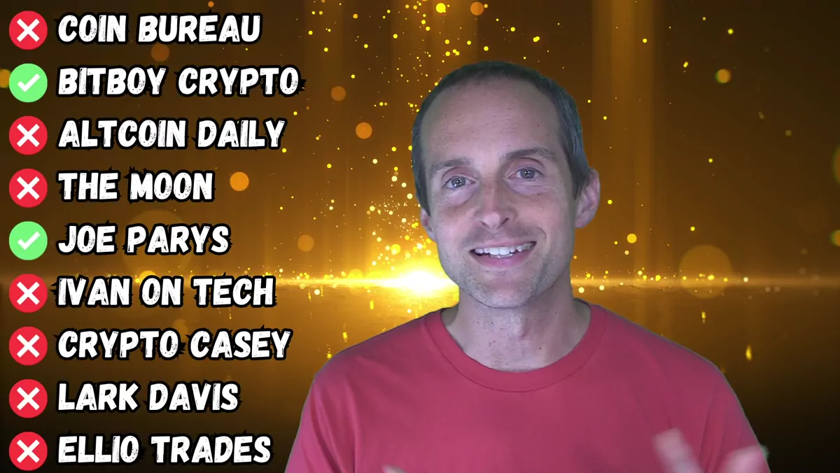 I Tested Every Top 100 Crypto YouTuber With One Question
