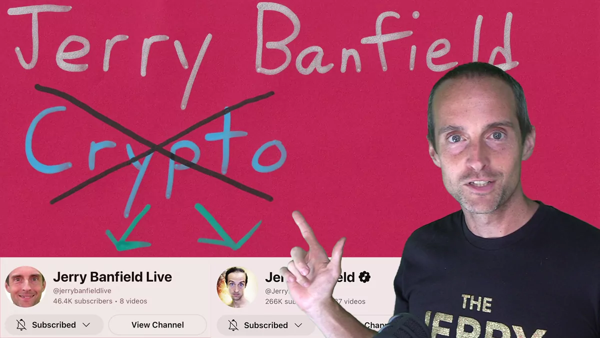 Jerry Banfield Crypto Canceled: Why I Rebranded to Live