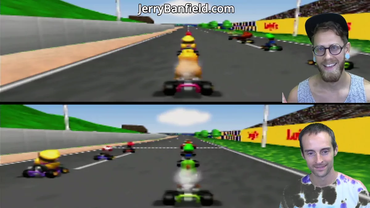 Mario Kart 64 with James
