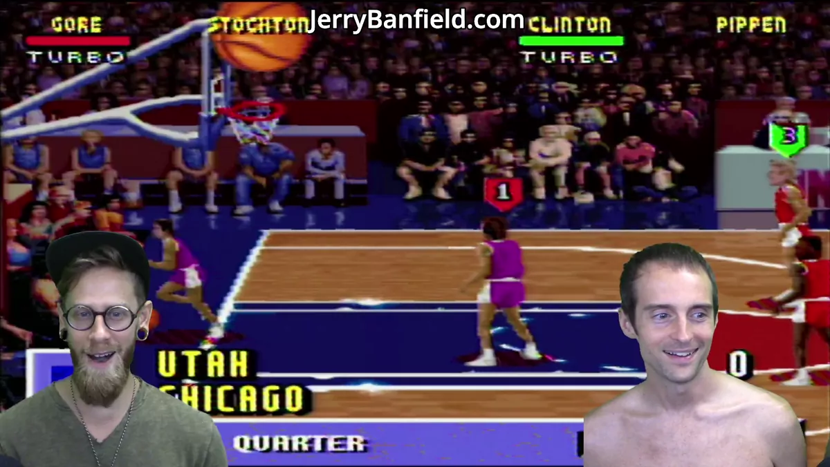 NBA Jam 1v1 on Super Nintendo