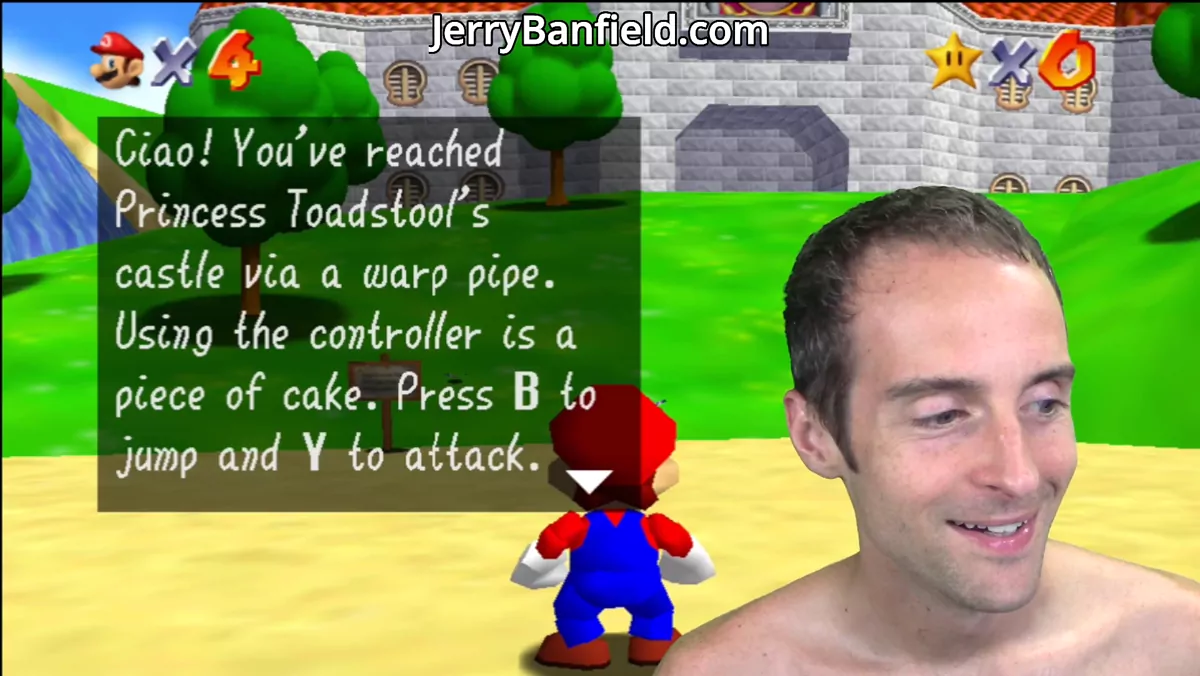 Super Mario 64 First Play on Nintendo Switch