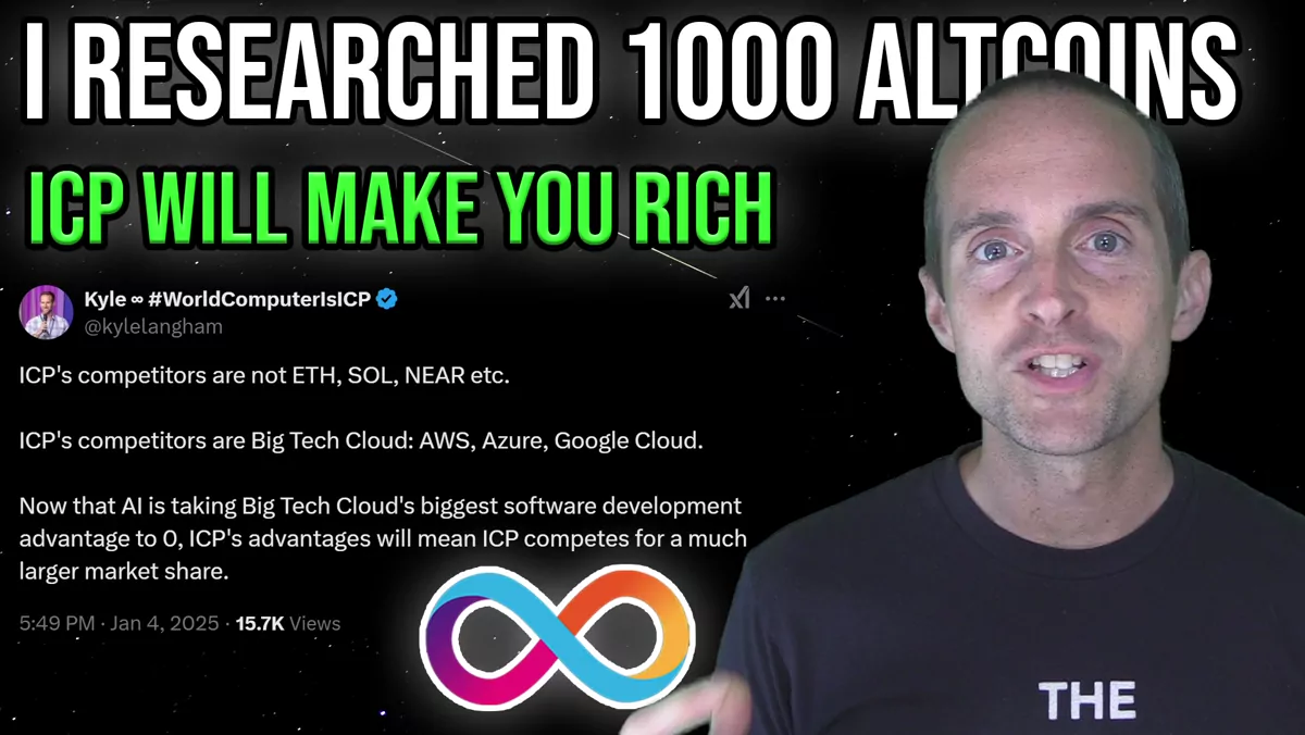 The 1 Altcoin I Love After Researching 1000s: Internet Computer