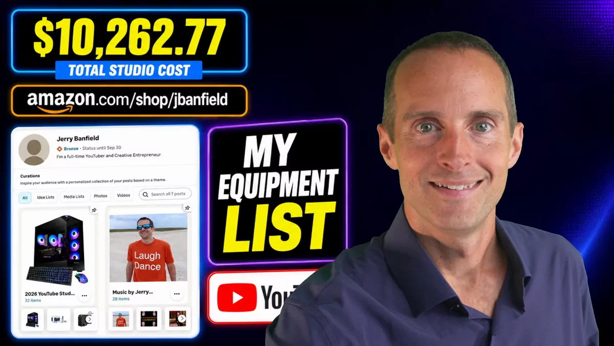 My 2026 YouTube Equipment List ($10,262 in Gear)