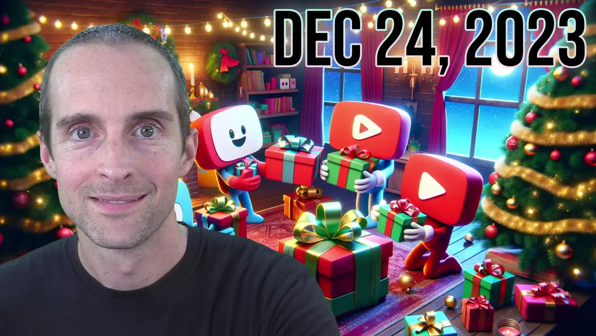 I'm a YouTuber Day 4,590 December 24, 2023 Live with Jerry Banfield